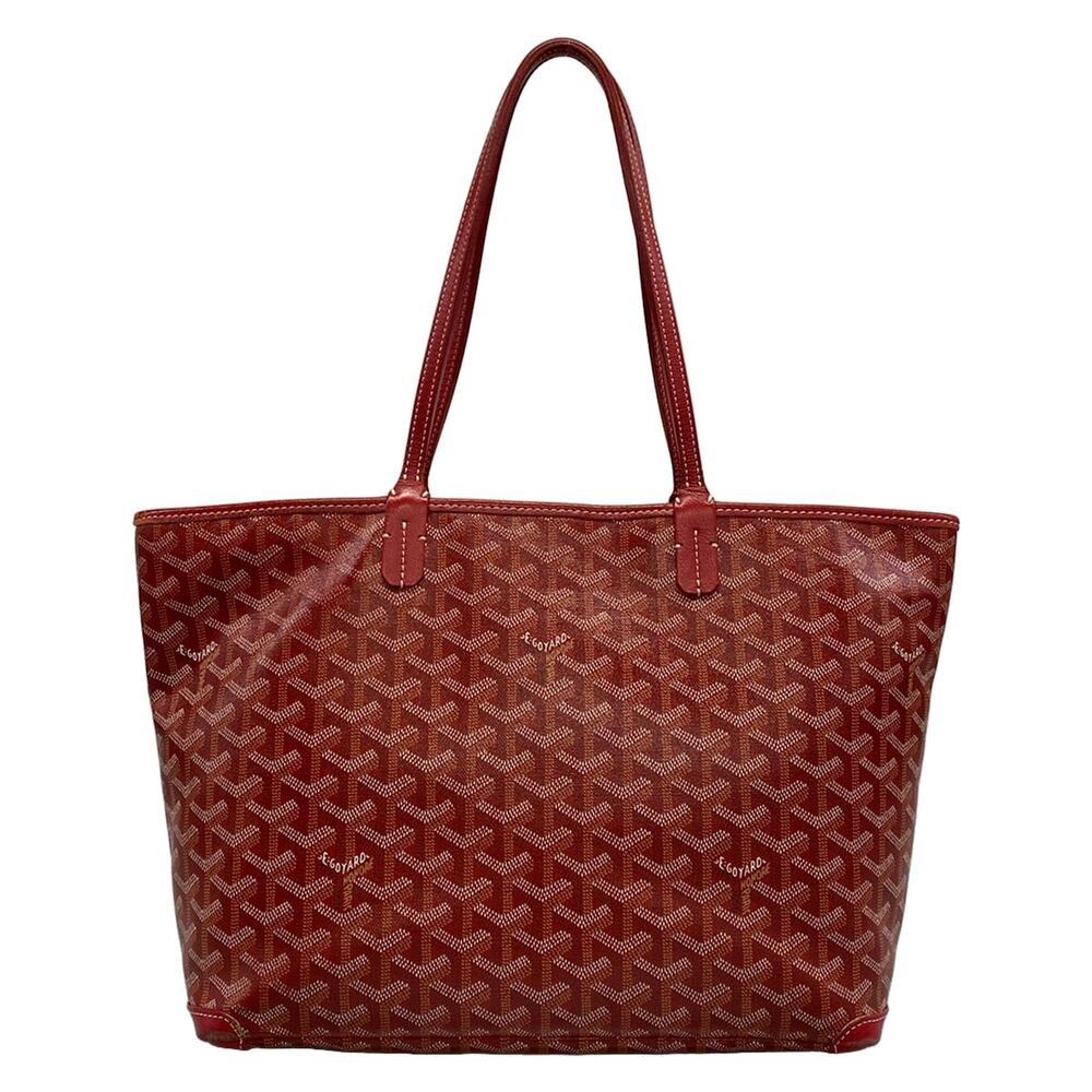 Goyard Artois PM Shoulder Bag Coated Canvas Leather